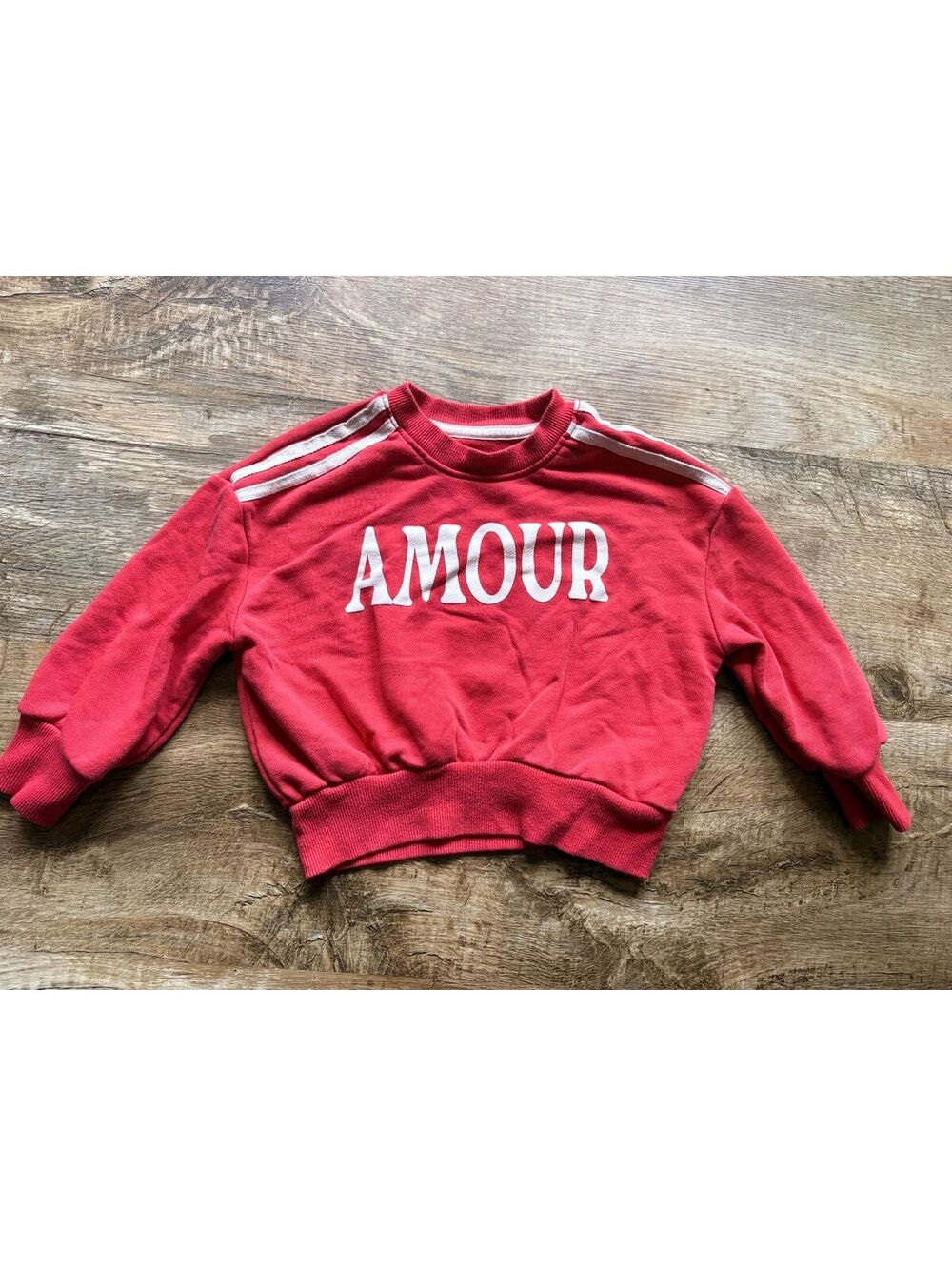 Grayson Mini Red Amour Sweatshirt for Toddlers 2T